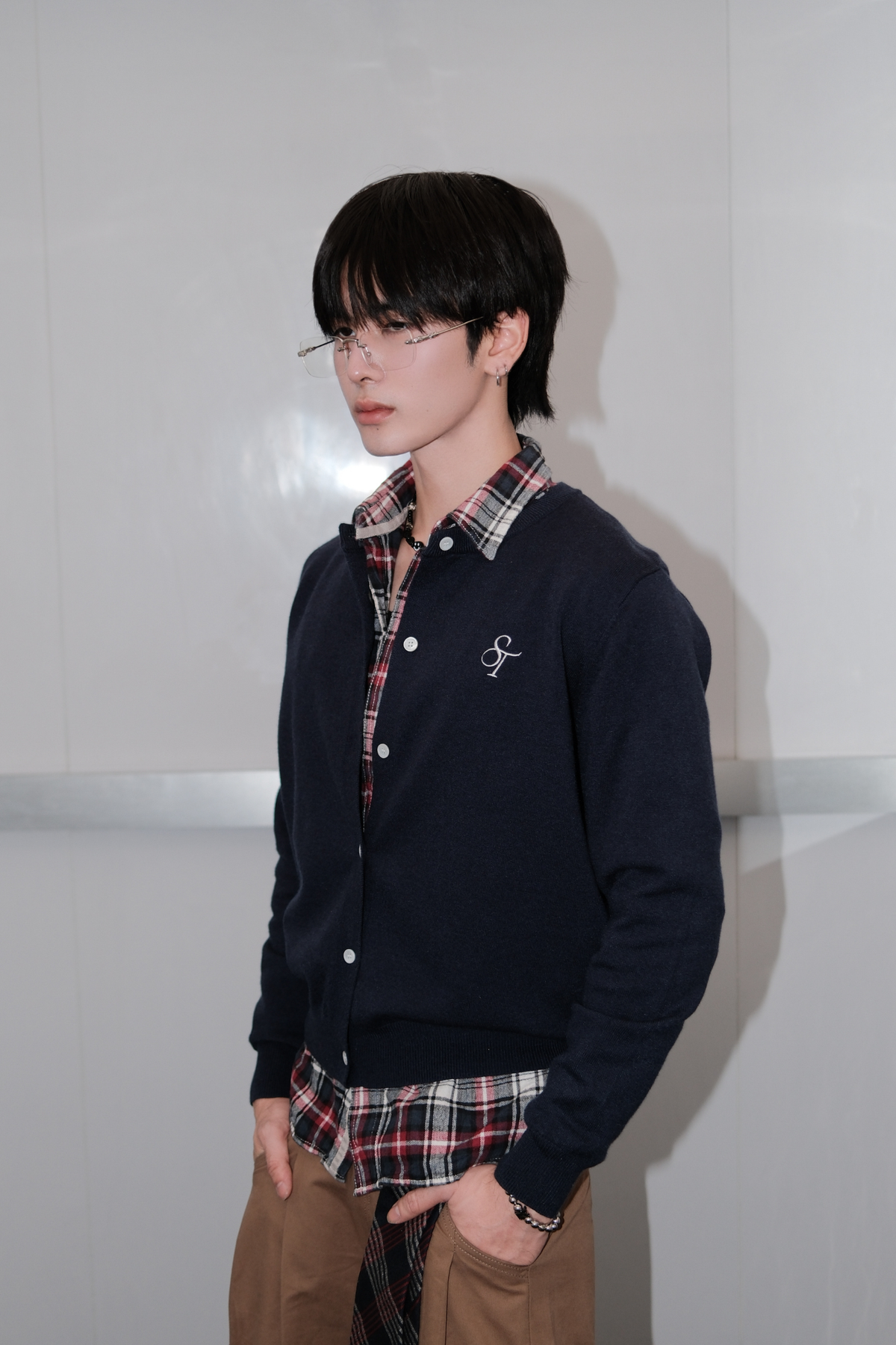TROUBLE COLORS KNIT - BLUE
