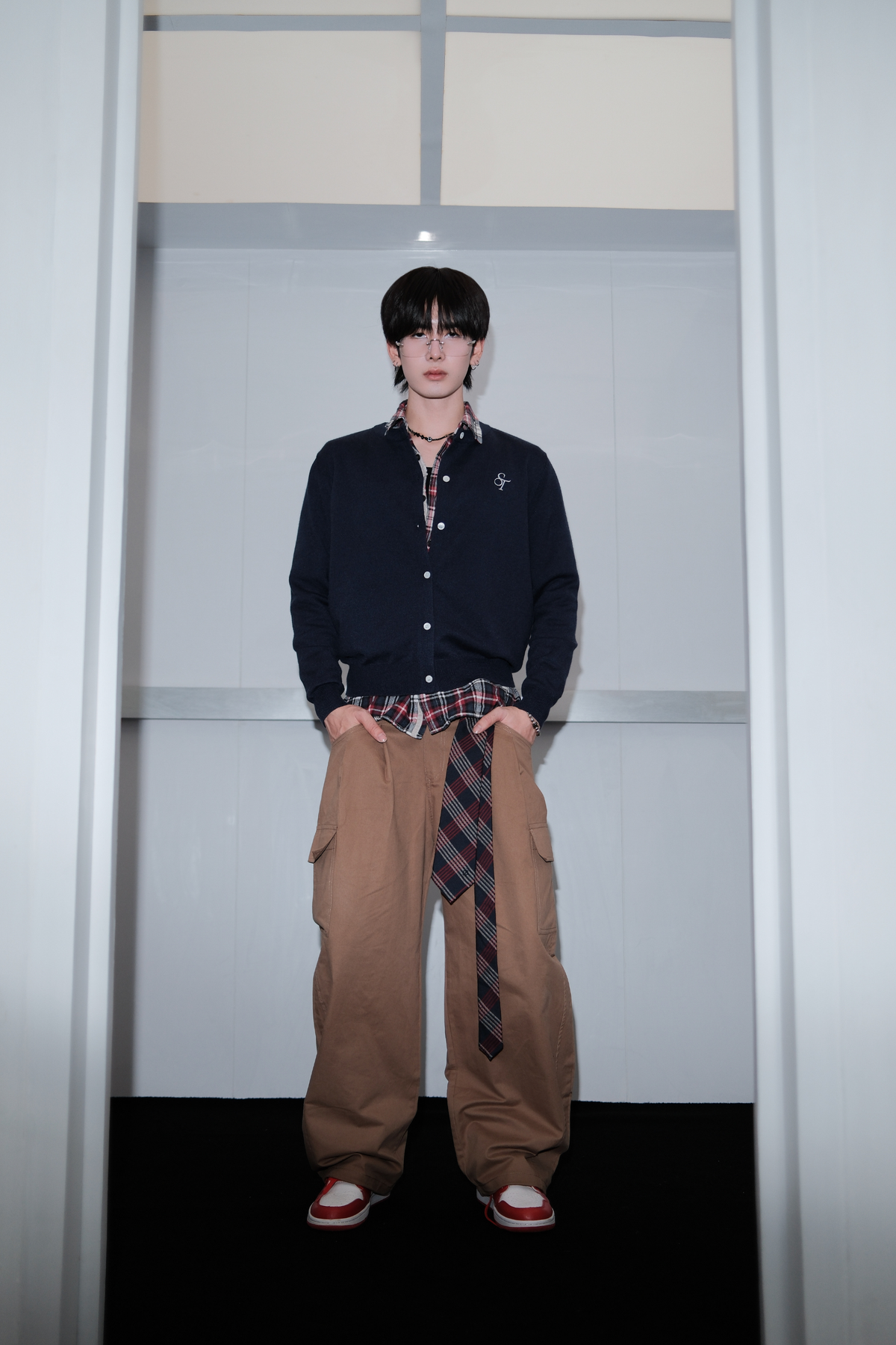 TROUBLE COLORS KNIT - BLUE
