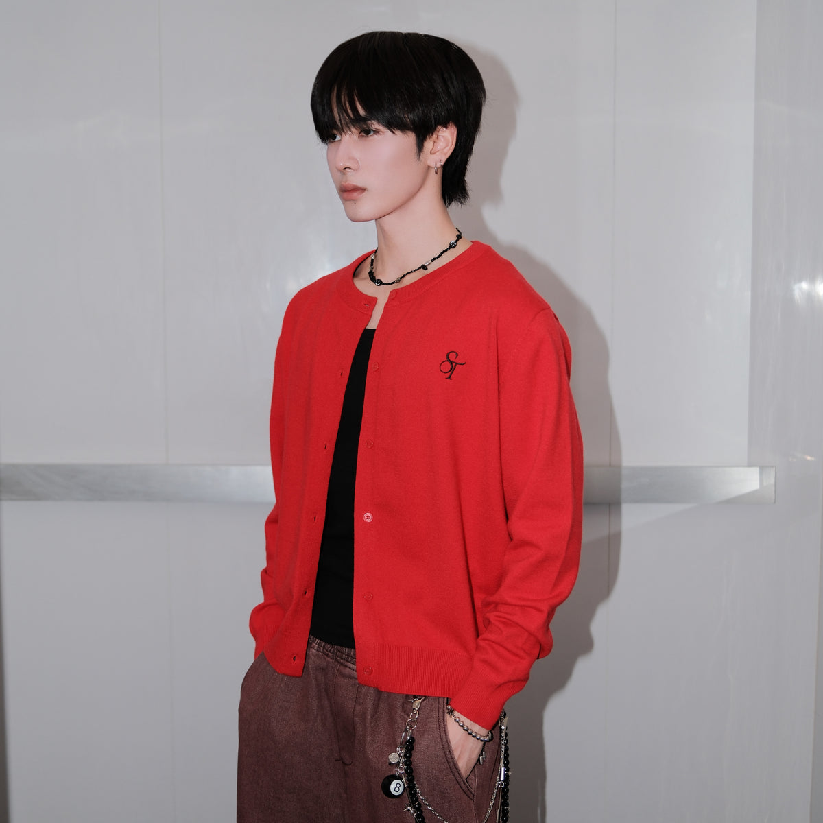 TROUBLE COLORS KNIT - RED